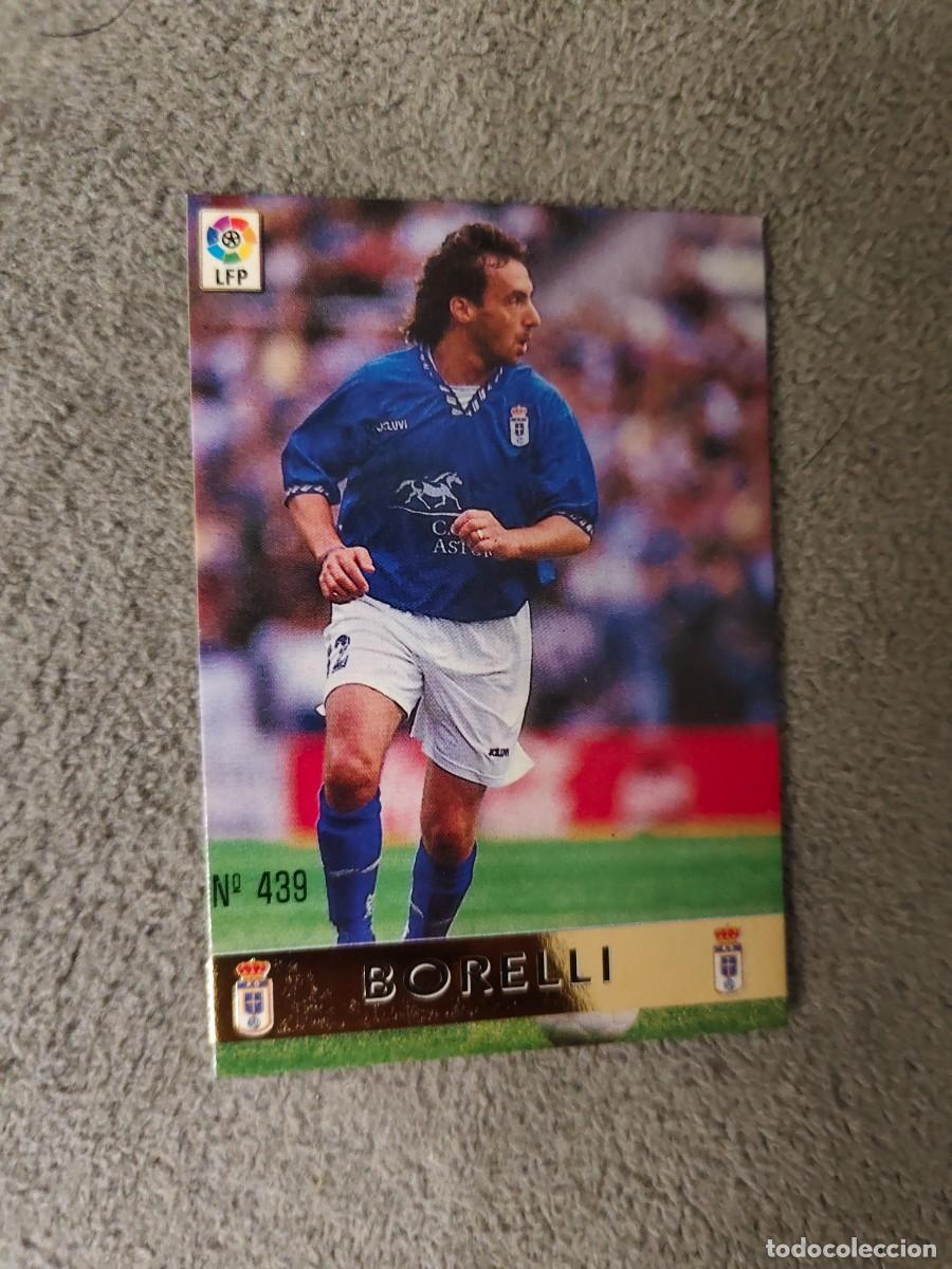 Cromos de f&uacute;tbol: 439. BORELLI REAL OVIEDO MUNDICROMO FICHAS 97 98 LIGA 1997 1998 CARD ABB