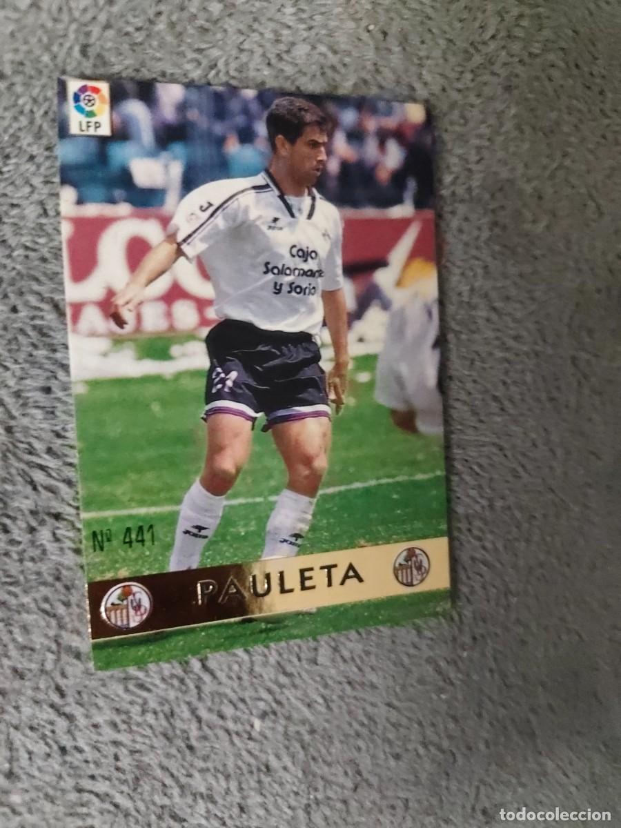Cromos de f&uacute;tbol: 441. PAULETA U.D. SALAMANCA MUNDICROMO FICHAS 97 98 LIGA 1997 1998 CARD ABB