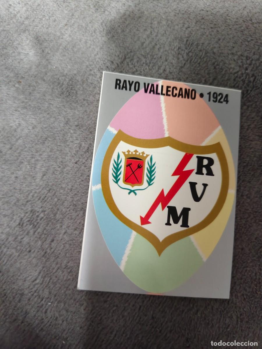Cromos de f&uacute;tbol: 446. RAYO VALLECANO ESCUDO MUNDICROMO FICHAS 97 98 LIGA 1997 1998 CARD ABB