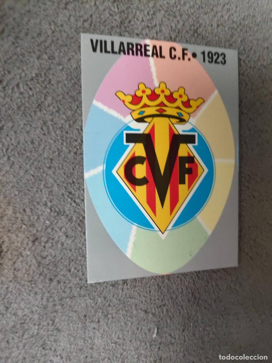Cromos de f&uacute;tbol: 457. VILLARREAL C.F. ESCUDO MUNDICROMO FICHAS 97 98 LIGA 1997 1998 CARD ABB