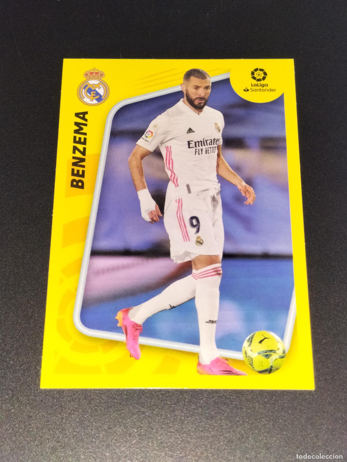 Cromos de f&uacute;tbol: N&ordm; 3 KARIM BENZEMA REAL MADRID CROMOS LALIGA SANTANDER ESTE LIGA FUTBOL 2021 2022 21 22 PANINI