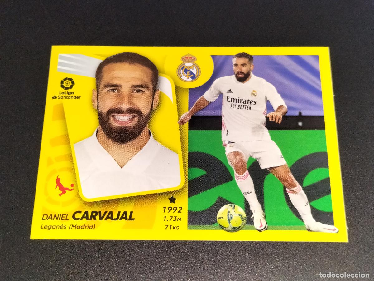 Fu&szlig;ball-Sticker: N&ordm; 7 DANI CARVAJAL REAL MADRID CROMOS LALIGA SANTANDER ESTE LIGA 2021 2022 21 22 PANINI