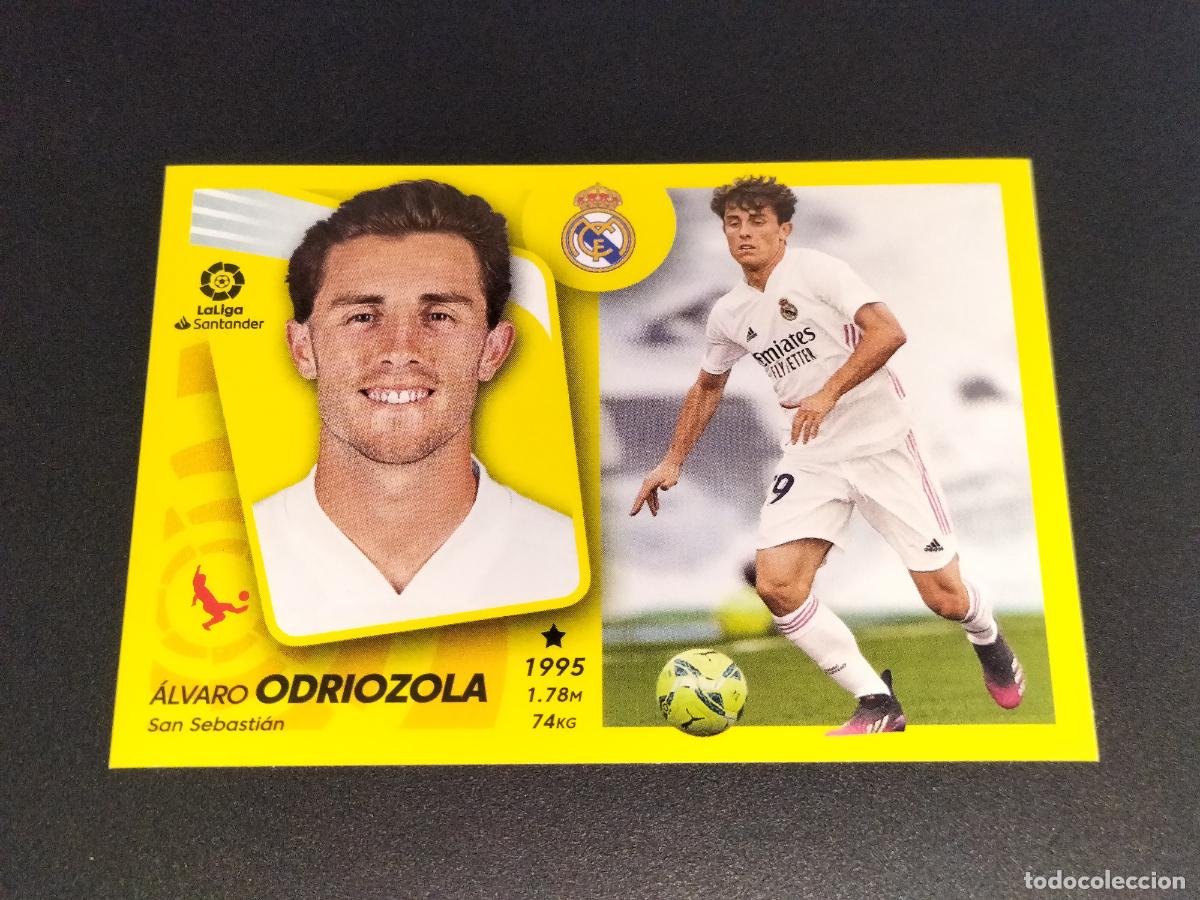 Fu&szlig;ball-Sticker: N&ordm; 8 ALVARO ODRIOZOLA REAL MADRID CROMOS LALIGA SANTANDER ESTE LIGA 2021 2022 21 22 PANINI