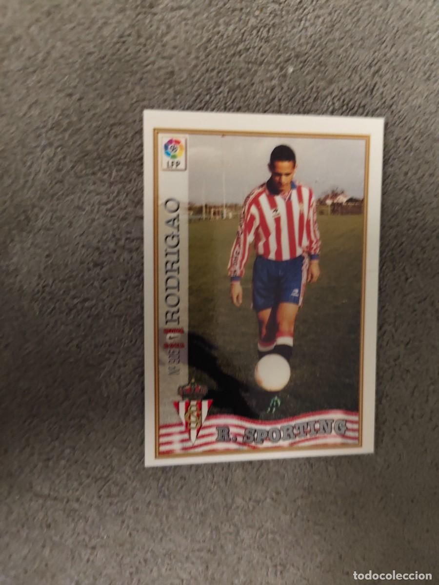 Fu&szlig;ball-Sticker: 305. &Uacute;LTIMA HORA RODRIGAO REAL SPORTING MUNDICROMO FICHAS 97 98 LIGA 1997 1998 CARD ABB