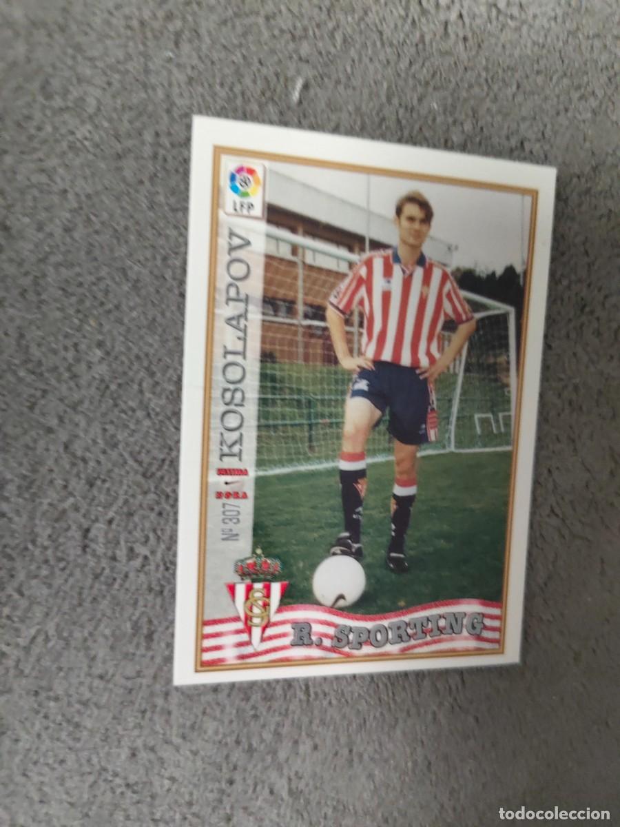 Fu&szlig;ball-Sticker: 307. &Uacute;LTIMA HORA KOSOLAPOV REAL SPORTING MUNDICROMO FICHAS 97 98 LIGA 1997 1998 CARD ABB
