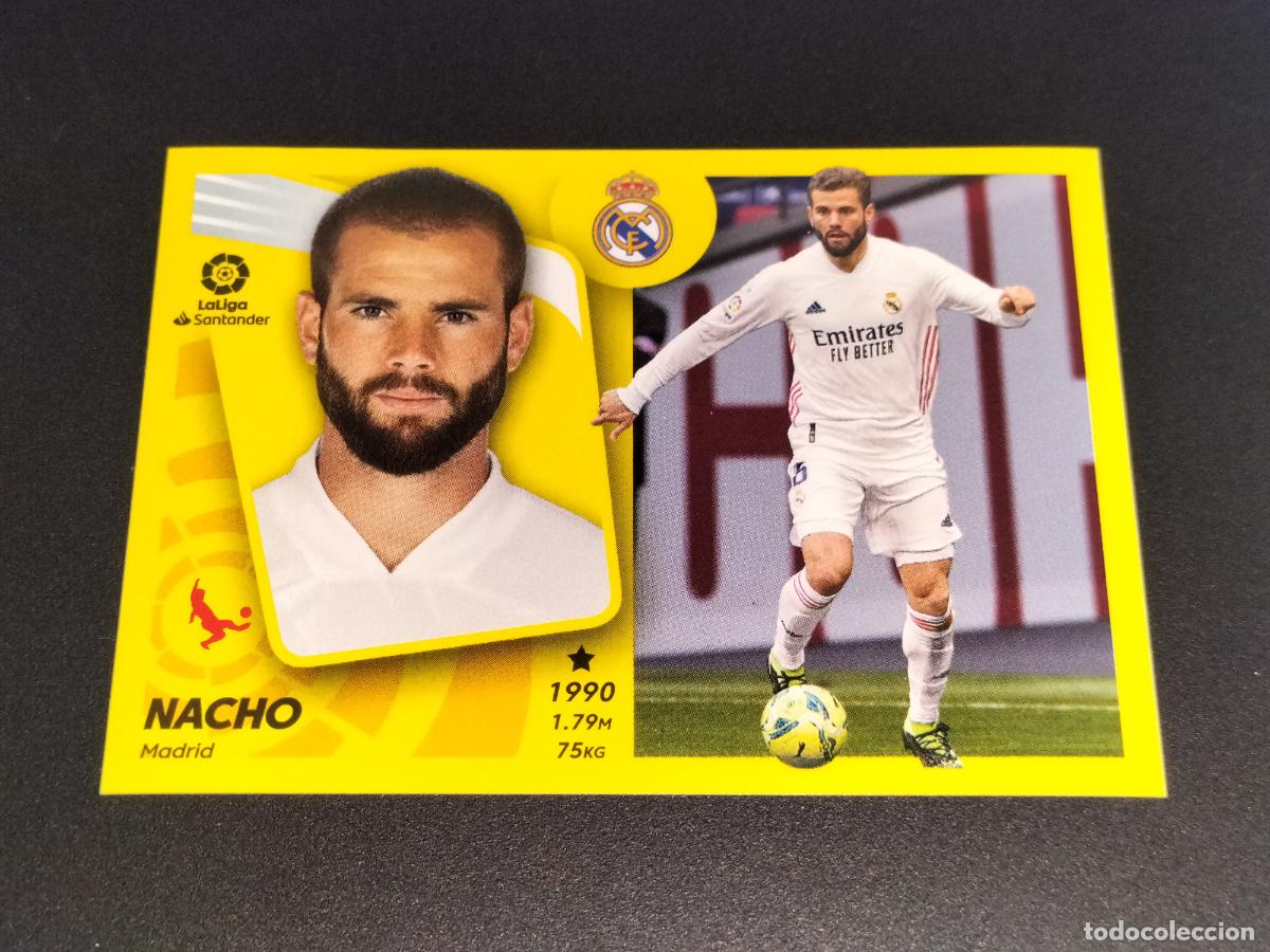 Fu&szlig;ball-Sticker: N&ordm; 9 NACHO REAL MADRID CROMOS LALIGA SANTANDER ESTE LIGA 2021 2022 21 22 PANINI
