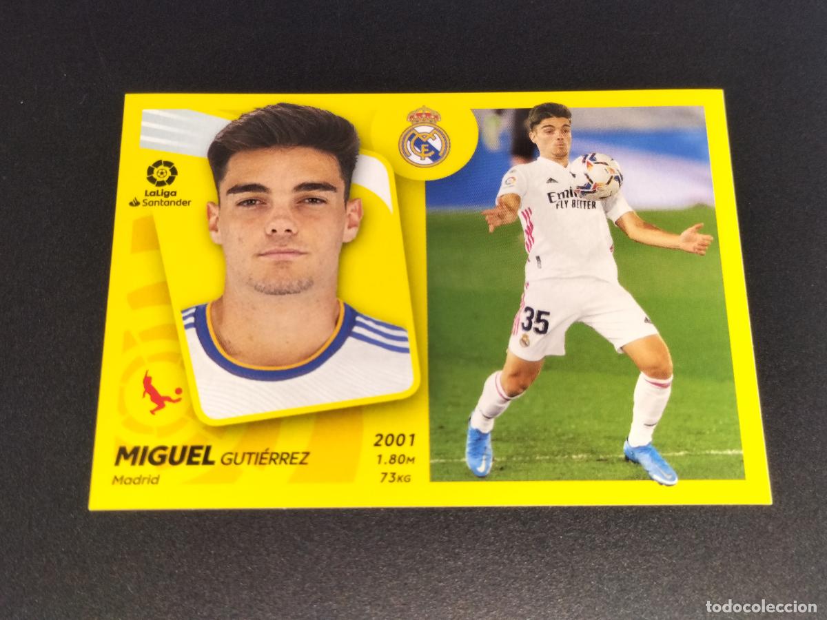 Cromos de f&uacute;tbol: N&ordm; 10 BIS COLOCA MIGUEL REAL MADRID CROMOS LALIGA SANTANDER ESTE LIGA 2021 2022 21 22 PANINI