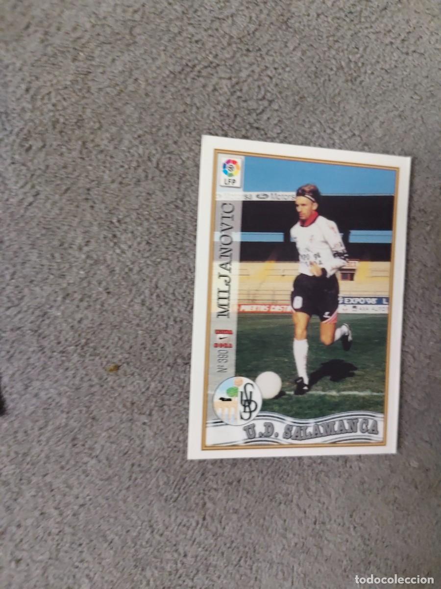 Cromos de f&uacute;tbol: 390. &Uacute;LTIMA HORA MILJANOVIC U.D. SALAMANCA MUNDICROMO FICHAS 97 98 LIGA 1997 1998 CARD ABB