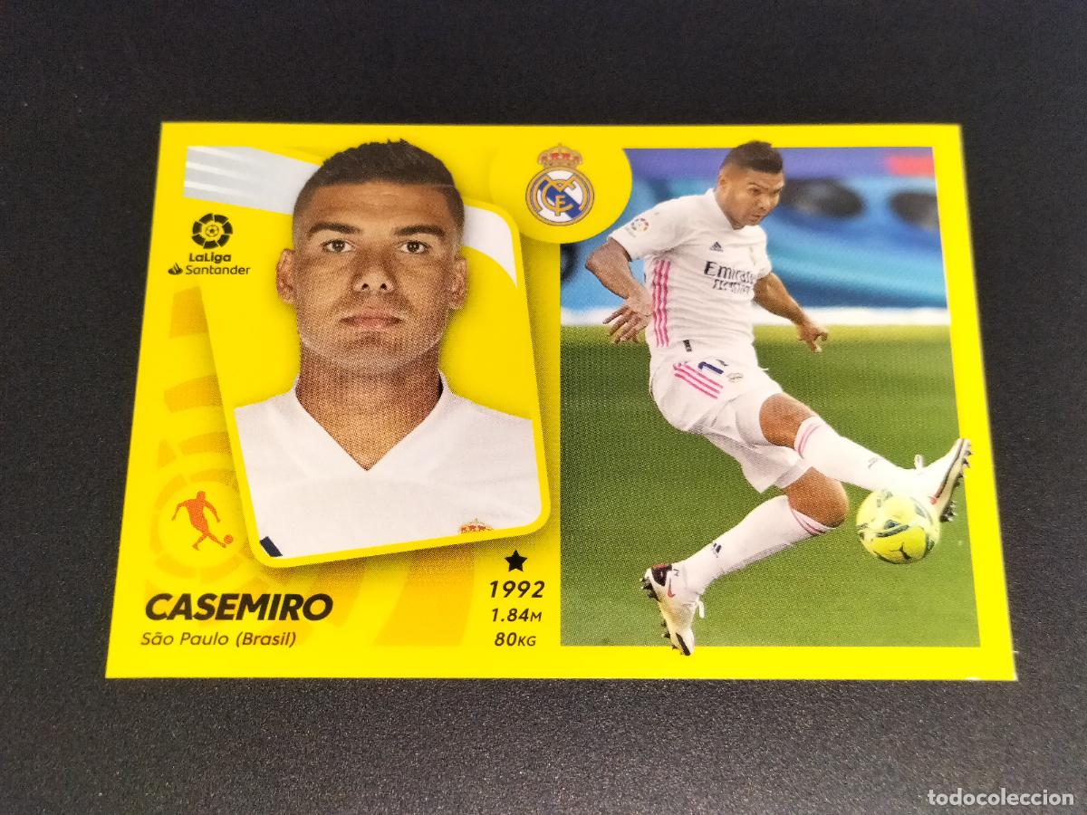 Cromos de f&uacute;tbol: N&ordm; 13 CASEMIRO REAL MADRID CROMOS LALIGA SANTANDER ESTE LIGA 2021 2022 21 22 PANINI