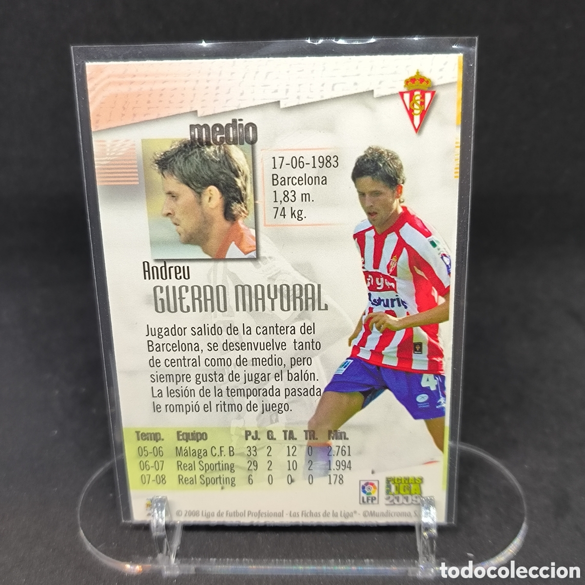 Cromos de f&uacute;tbol: Andreu Mundicromo 2009 - Foto 2