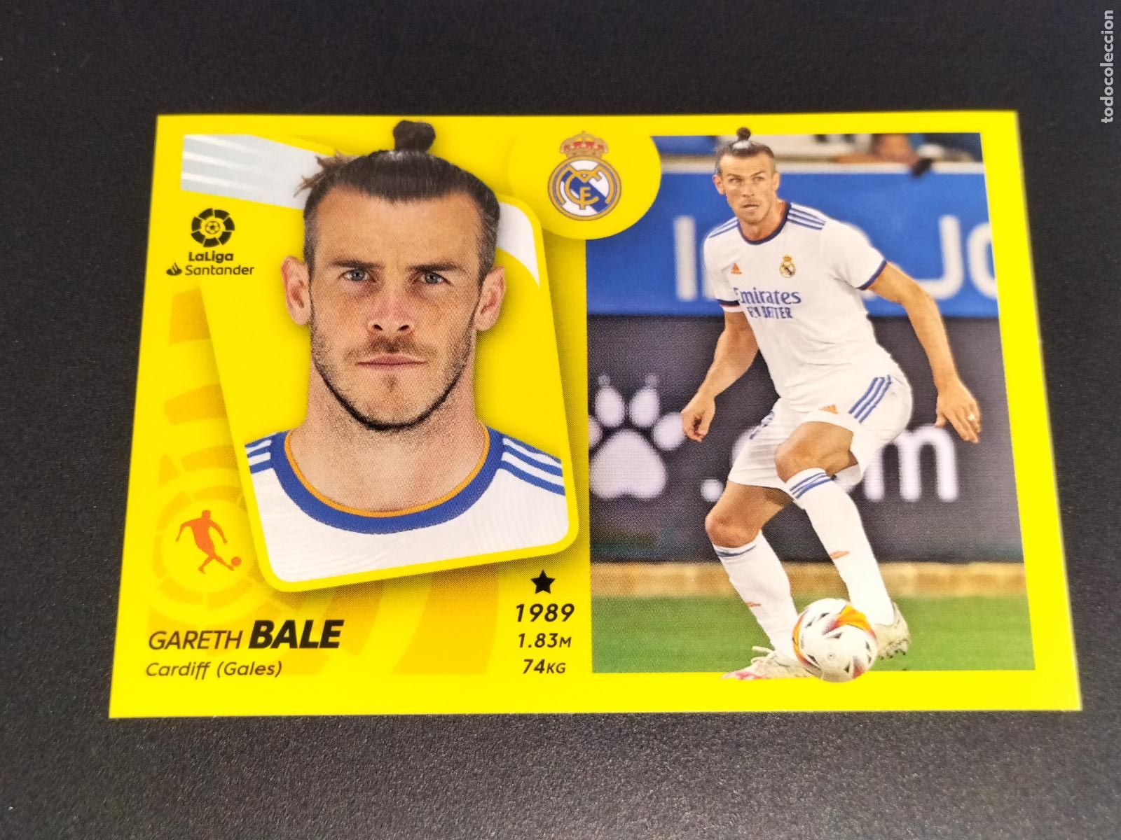 Cromos de f&uacute;tbol: N&ordm; 14 BIS COLOCA GARETH BALE REAL MADRID CROMOS LALIGA SANTANDER ESTE LIGA 2021 2022 21 22 PANINI