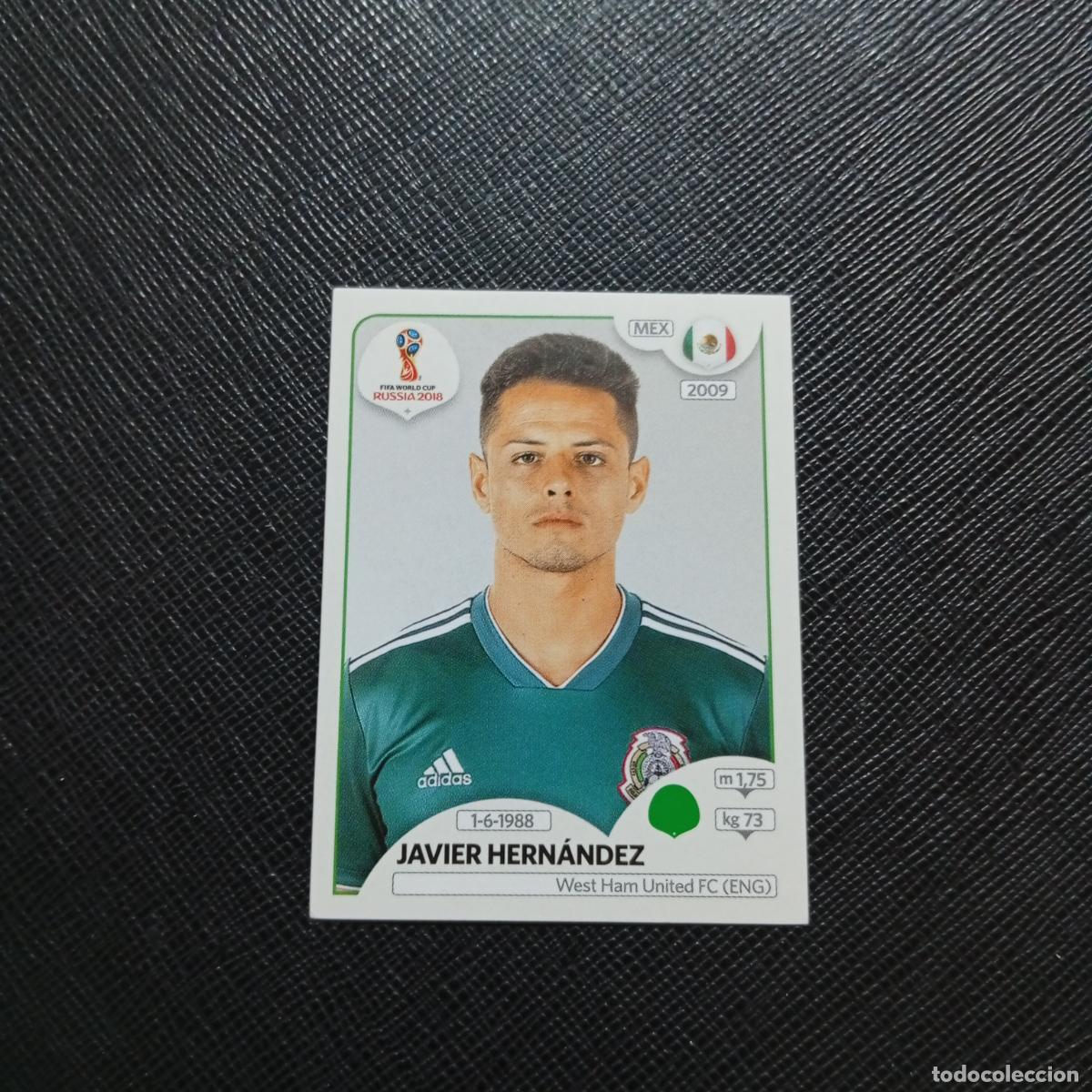 Fu&szlig;ball-Sticker: 470 JAVIER HERNANDEZ MEXICO PANINI MUNDIAL RUSIA 2018 CROMO FUTBOL 18 - SIN PEGAR - /CJ2 .