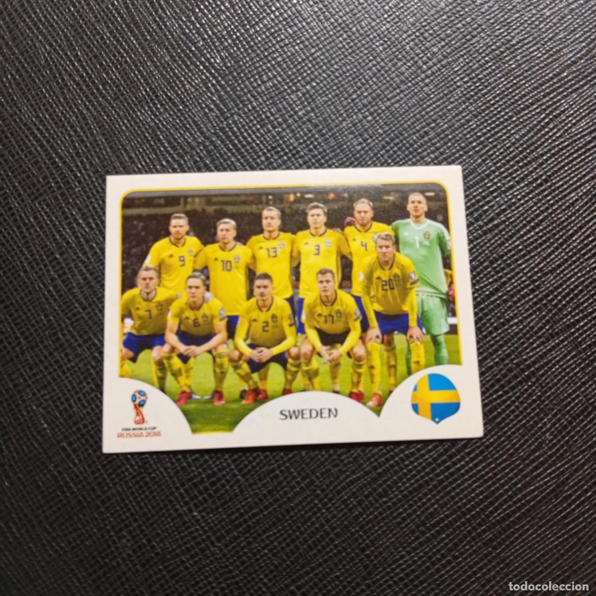 Cromos de f&uacute;tbol: 473 ALINEACION SUECIA PANINI MUNDIAL RUSIA 2018 CROMO FUTBOL 18 - SIN PEGAR - /CJ2
