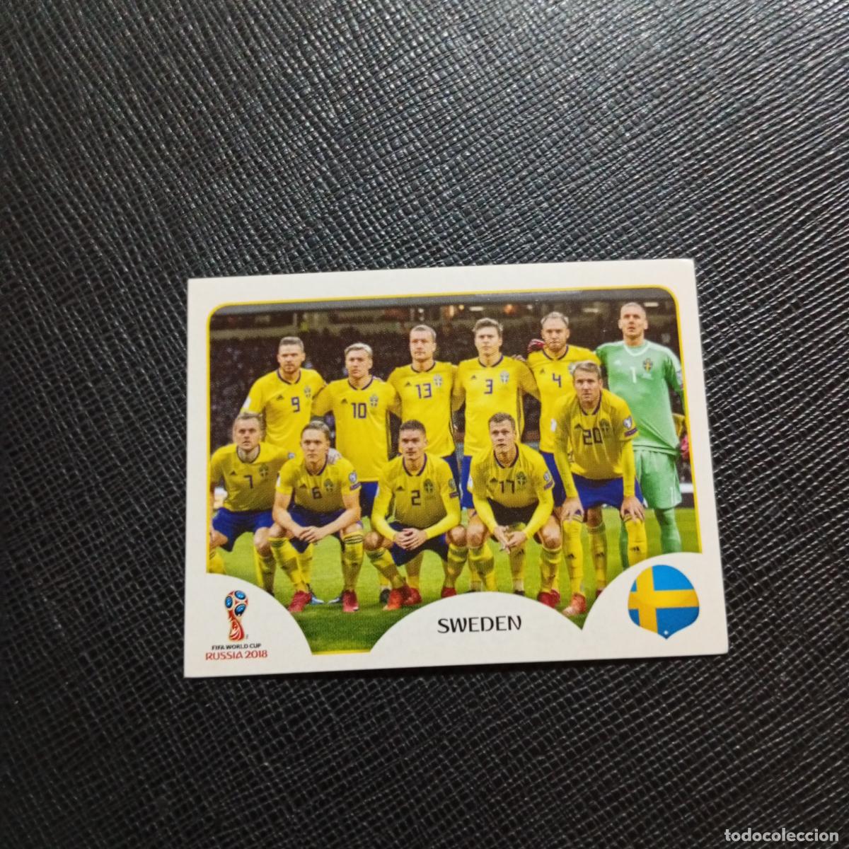 Cromos de f&uacute;tbol: 473 ALINEACION SUECIA PANINI MUNDIAL RUSIA 2018 CROMO FUTBOL 18 - SIN PEGAR - /CJ2