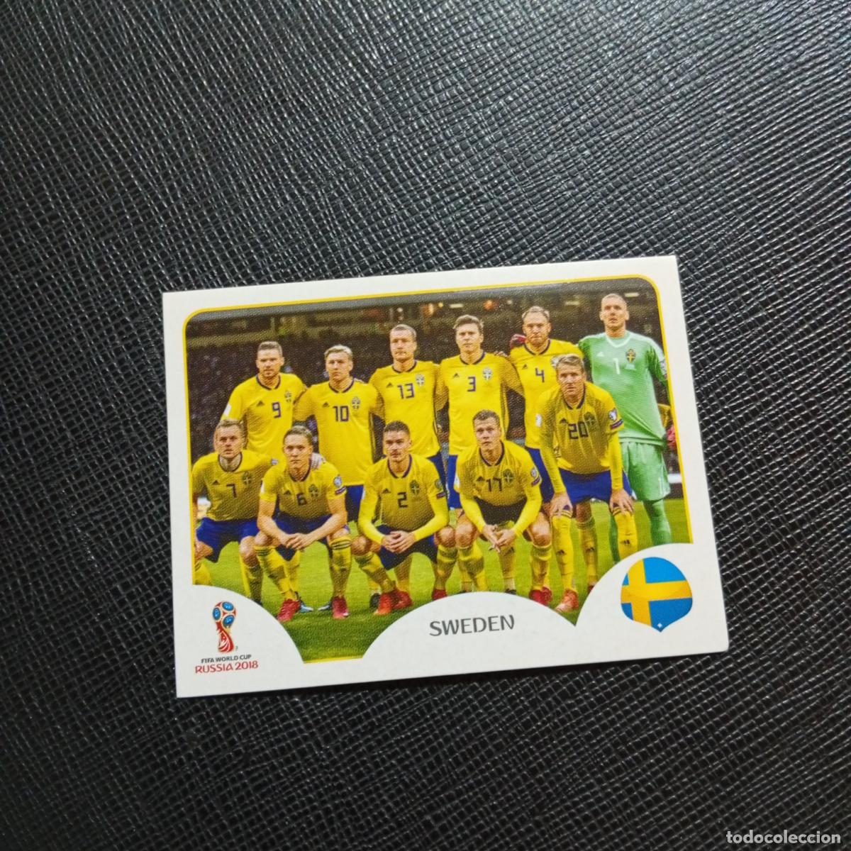 Cromos de f&uacute;tbol: 473 ALINEACION SUECIA PANINI MUNDIAL RUSIA 2018 CROMO FUTBOL 18 - SIN PEGAR - /CJ2 .