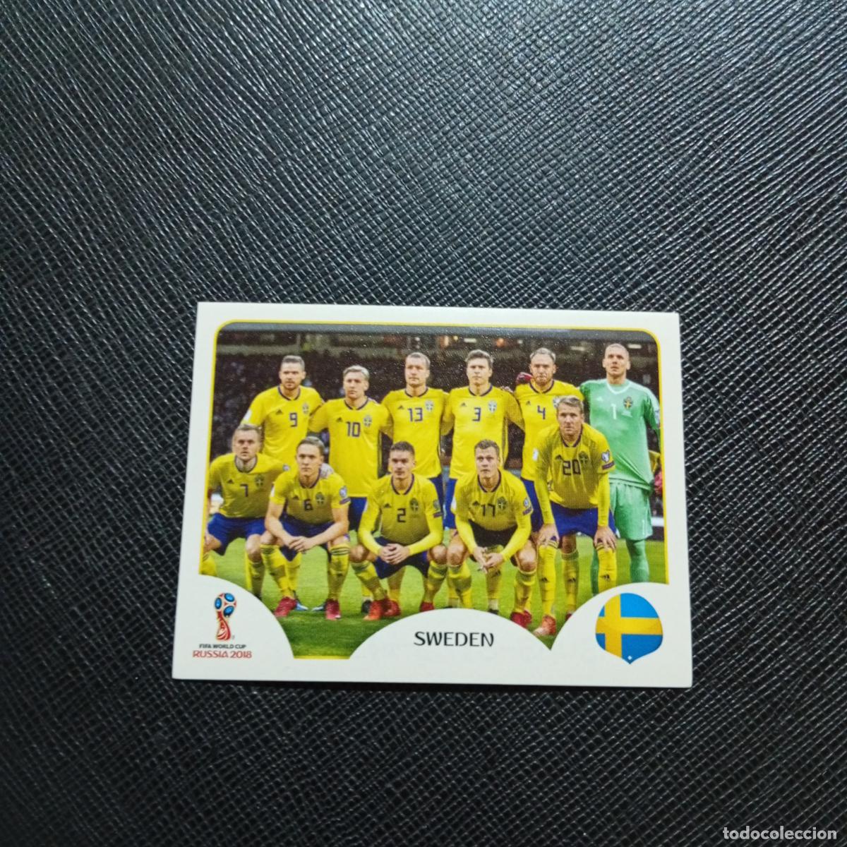 Cromos de f&uacute;tbol: 473 ALINEACION SUECIA PANINI MUNDIAL RUSIA 2018 CROMO FUTBOL 18 - SIN PEGAR - /CJ2 ..