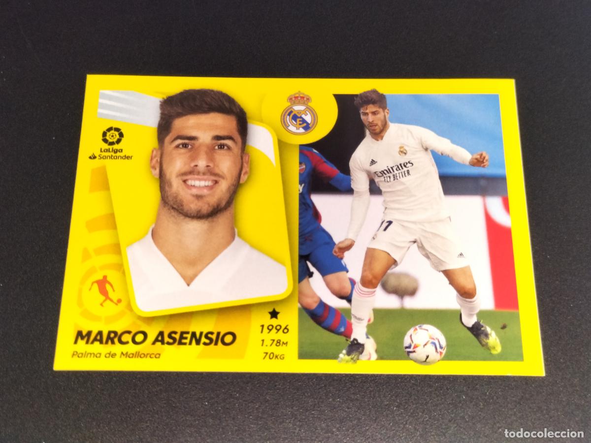 Cromos de f&uacute;tbol: N&ordm; 17 A MARCO ASENSIO REAL MADRID CROMOS LALIGA SANTANDER ESTE LIGA 2021 2022 21 22 PANINI