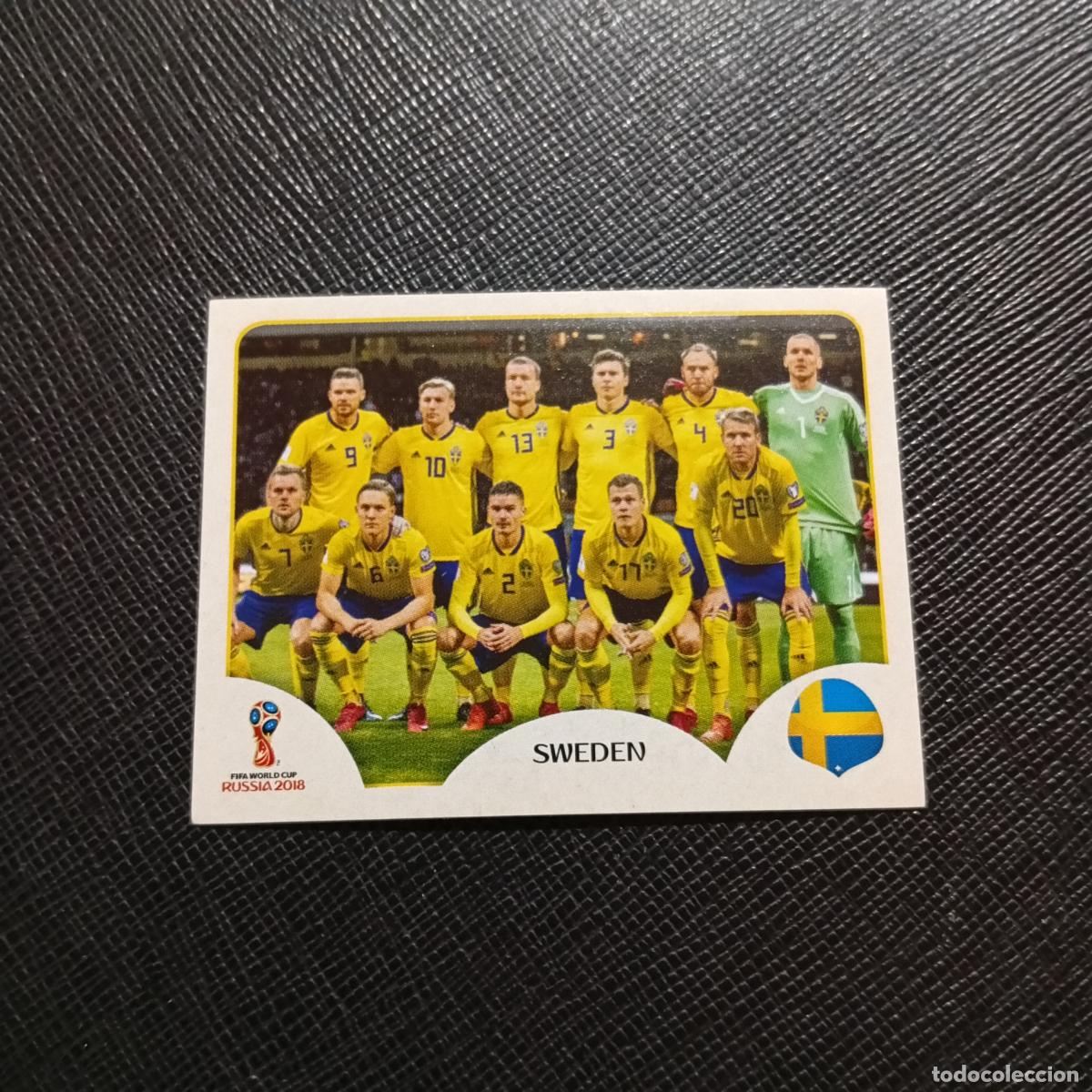 Cromos de f&uacute;tbol: 473 ALINEACION SUECIA PANINI MUNDIAL RUSIA 2018 CROMO FUTBOL 18 - SIN PEGAR - /CJ2 .....