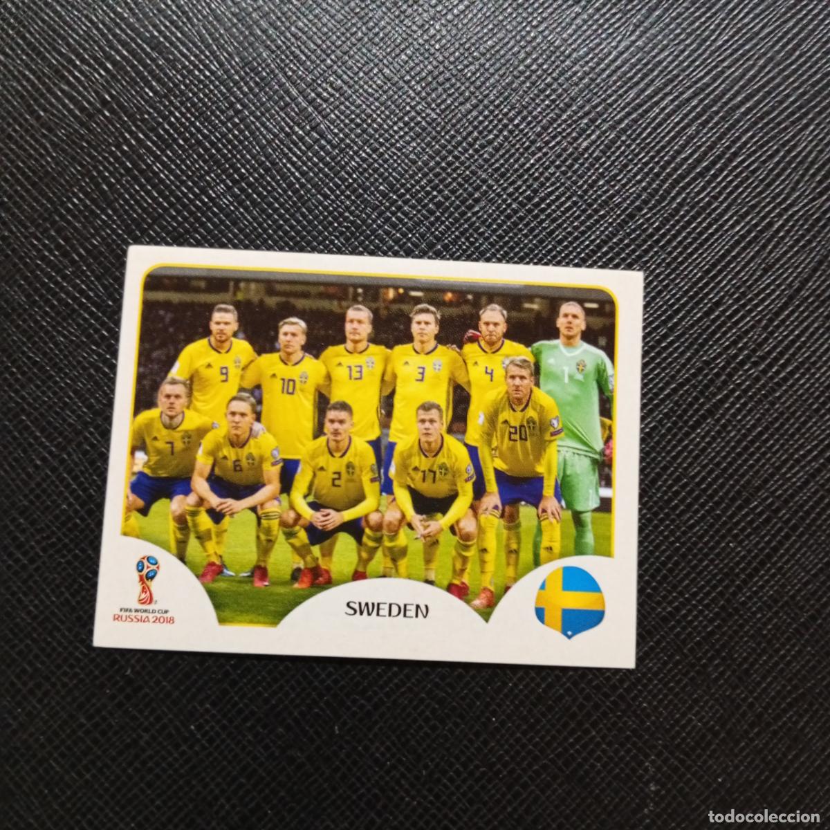 Cromos de f&uacute;tbol: 473 ALINEACION SUECIA PANINI MUNDIAL RUSIA 2018 CROMO FUTBOL 18 - SIN PEGAR - /CJ2 ......
