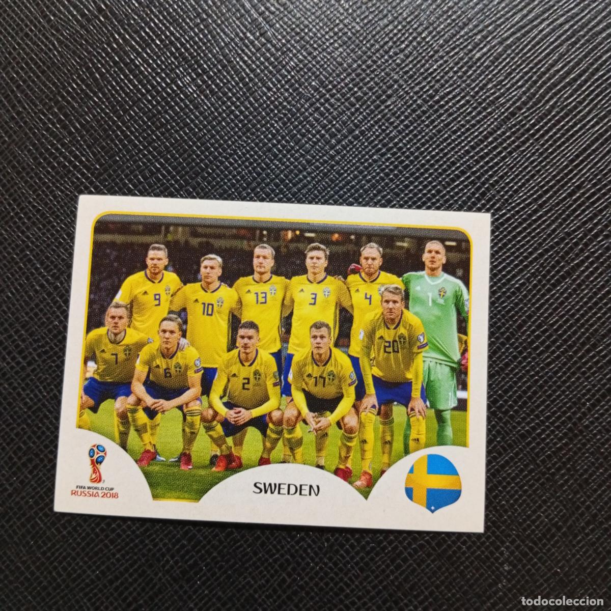 Cromos de f&uacute;tbol: 473 ALINEACION SUECIA PANINI MUNDIAL RUSIA 2018 CROMO FUTBOL 18 - SIN PEGAR - /CJ2 .......