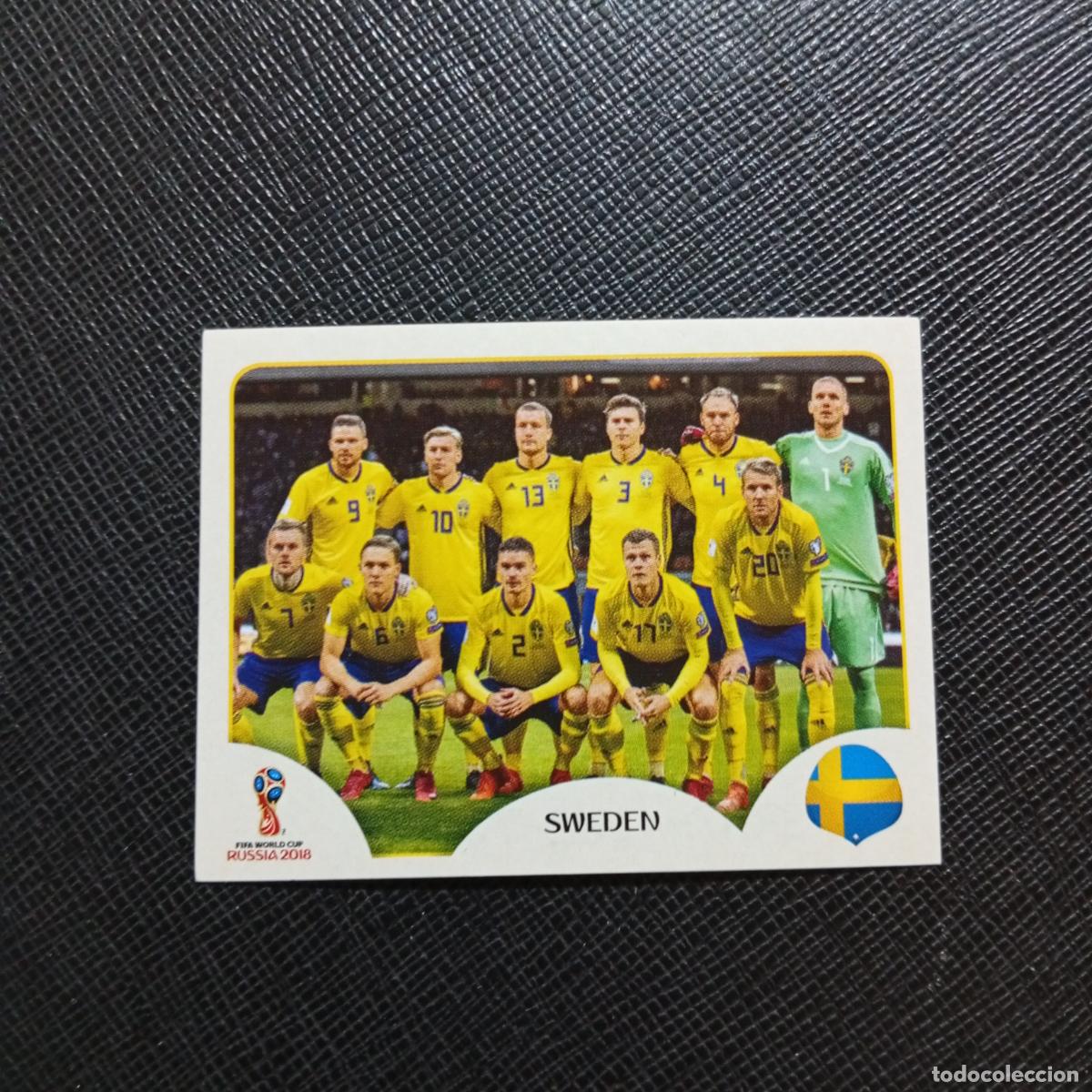 Cromos de f&uacute;tbol: 473 ALINEACION SUECIA PANINI MUNDIAL RUSIA 2018 CROMO FUTBOL 18 - SIN PEGAR - /CJ2 ........