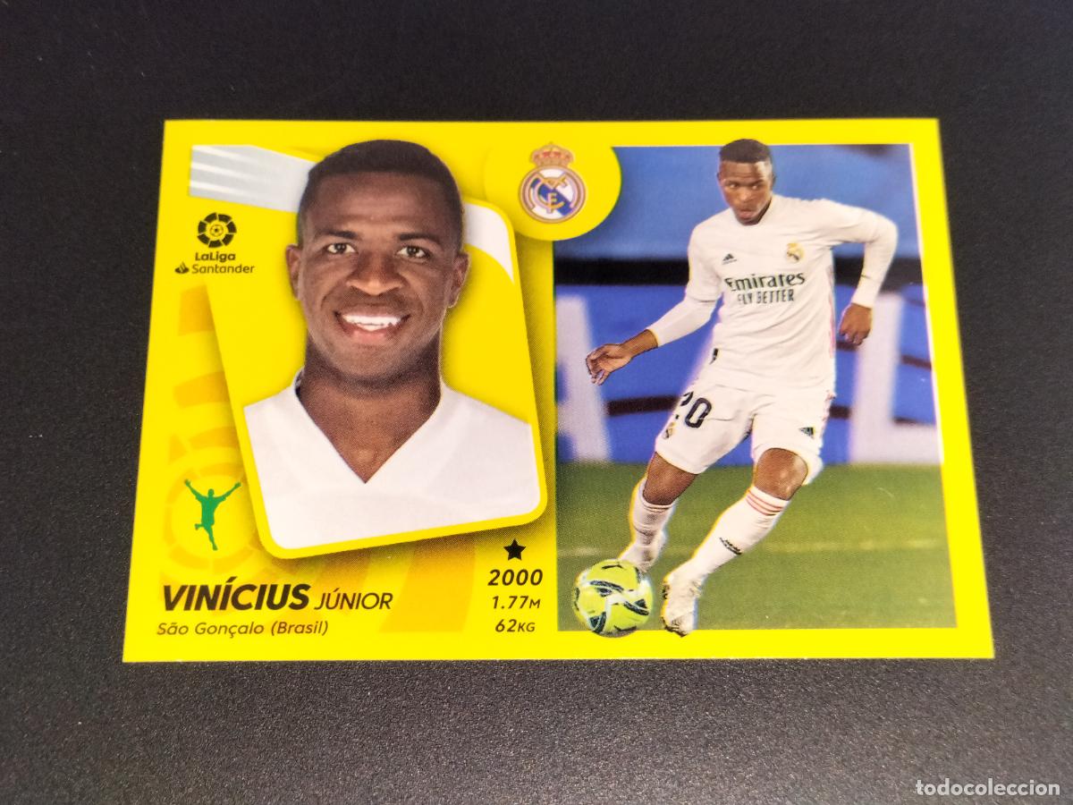 Nº 20 Vinicius Real Madrid Cromos Laliga Santander Este Liga 2021 2022 21 22 Panini