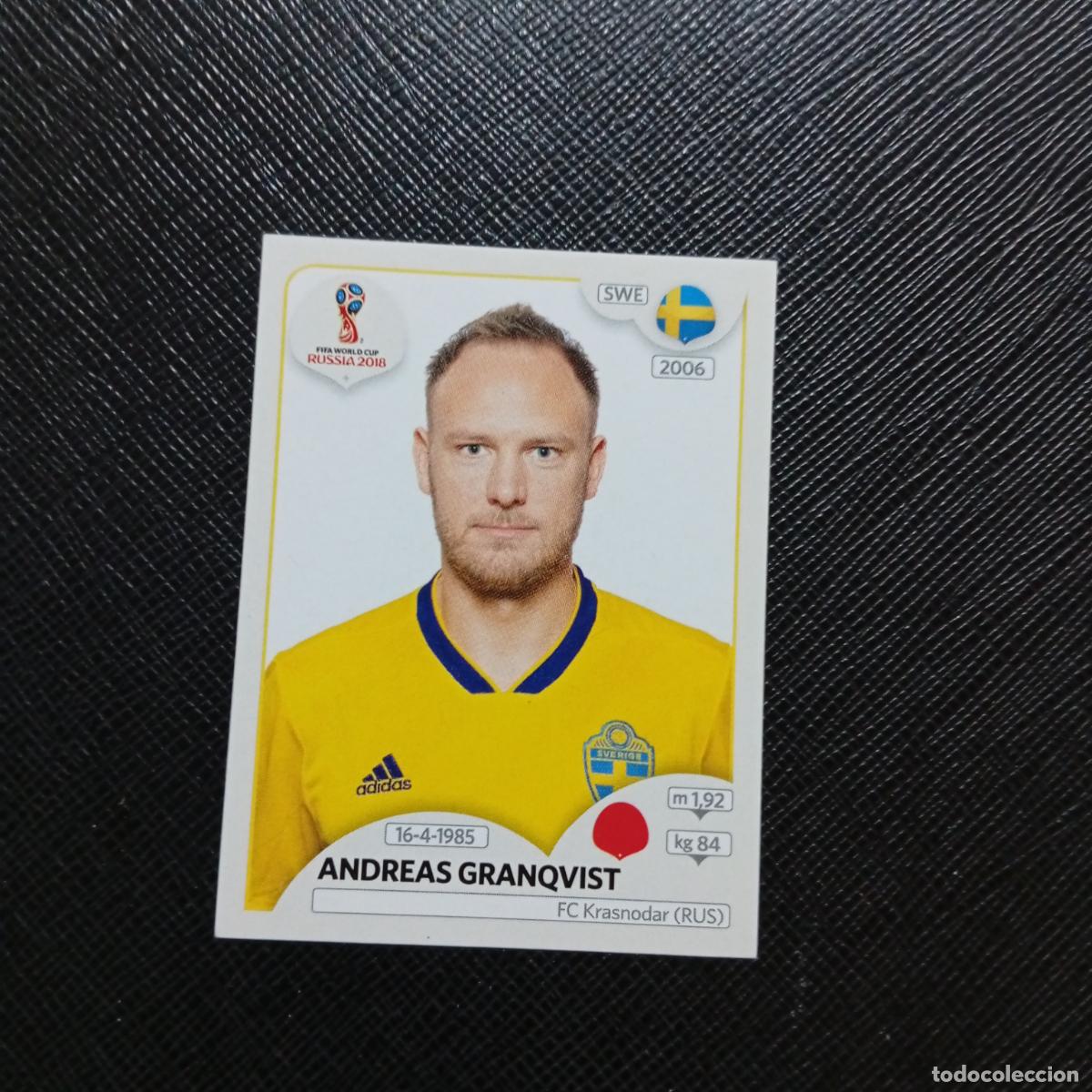 Cromos de Futebol: 477 GRANQVIST SUECIA PANINI MUNDIAL RUSIA 2018 CROMO FUTBOL 18 - SIN PEGAR - /CJ2