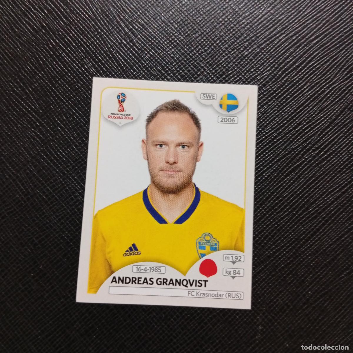 Cromos de Futebol: 477 GRANQVIST SUECIA PANINI MUNDIAL RUSIA 2018 CROMO FUTBOL 18 - SIN PEGAR - /CJ2 .