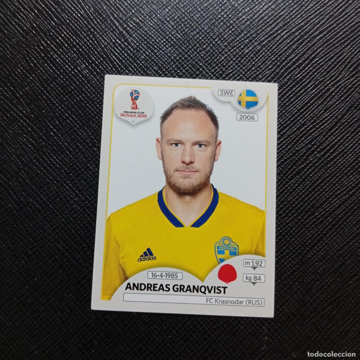 Cromos de f&uacute;tbol: 477 GRANQVIST SUECIA PANINI MUNDIAL RUSIA 2018 CROMO FUTBOL 18 - SIN PEGAR - /CJ2 .....