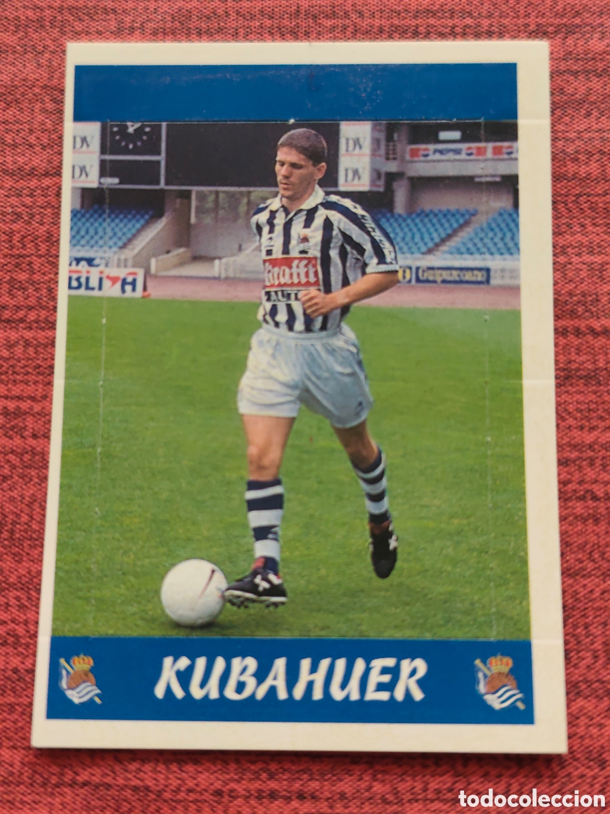 Cromos de f&uacute;tbol: &Uacute;LTIMAS INCORPORACIONES KUBHAUER REAL SOCIEDAD PANINI LIGA 1997 1998