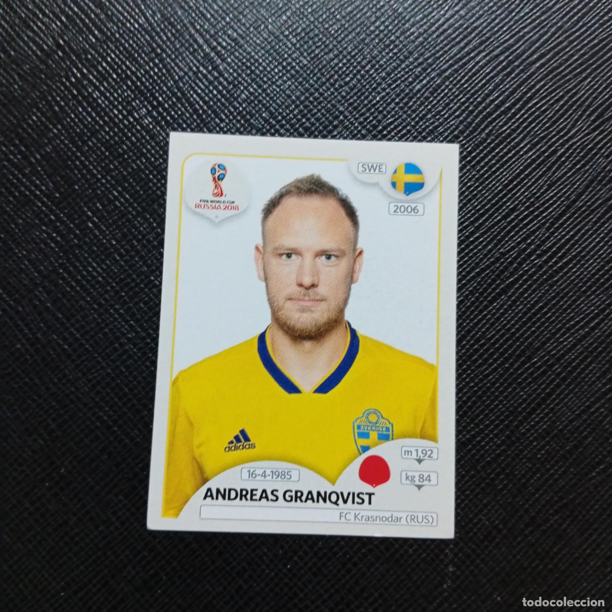 Cromos de f&uacute;tbol: 477 GRANQVIST SUECIA PANINI MUNDIAL RUSIA 2018 CROMO FUTBOL 18 - SIN PEGAR - /CJ2 ......