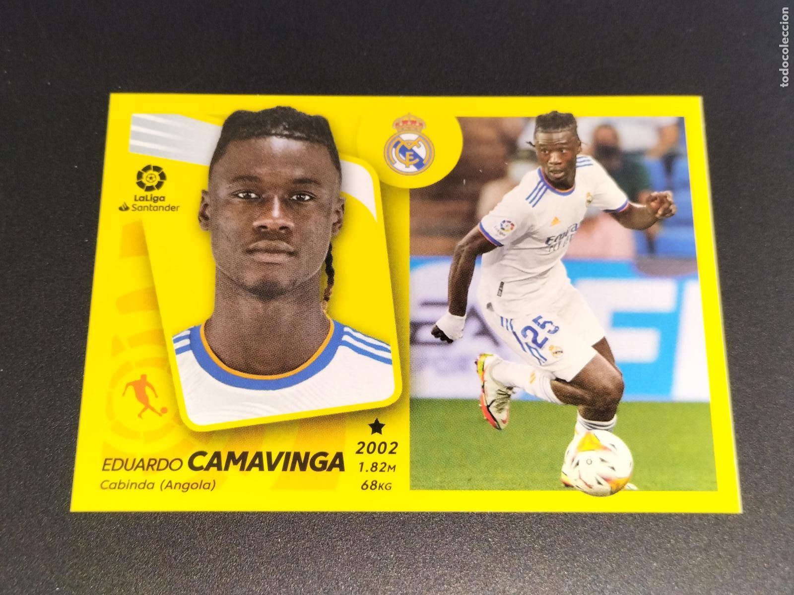 Figurine di Calcio: FICHAJE 64 CAMAVINGA REAL MADRID CROMOS LALIGA SANTANDER ESTE LIGA 2021 2022 21 22 PANINI