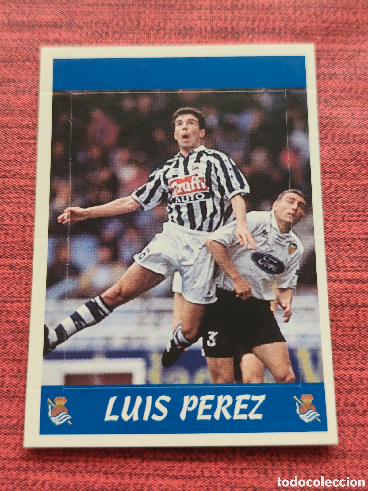 Figurine di Calcio: S/N LUIS PEREZ REAL SOCIEDAD PANINI LIGA 1997 1998
