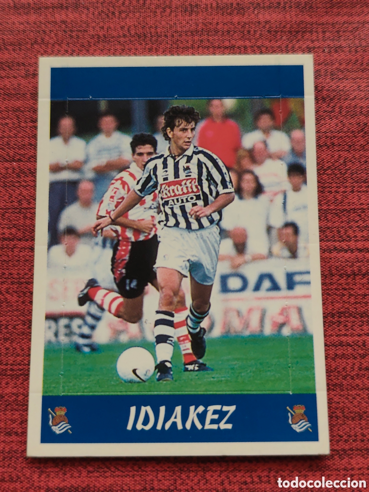 Cromos de f&uacute;tbol: S/N IDIAKEZ REAL SOCIEDAD PANINI LIGA 1997 1998