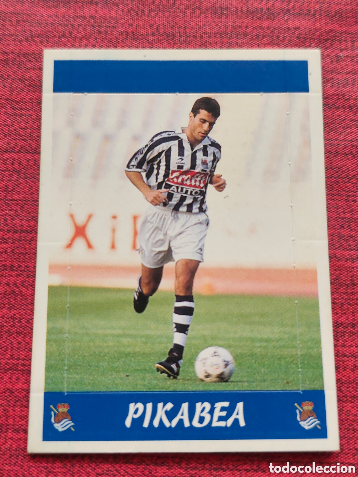 Cromos de f&uacute;tbol: S/N PIKABEA REAL SOCIEDAD PANINI LIGA 1997 1998