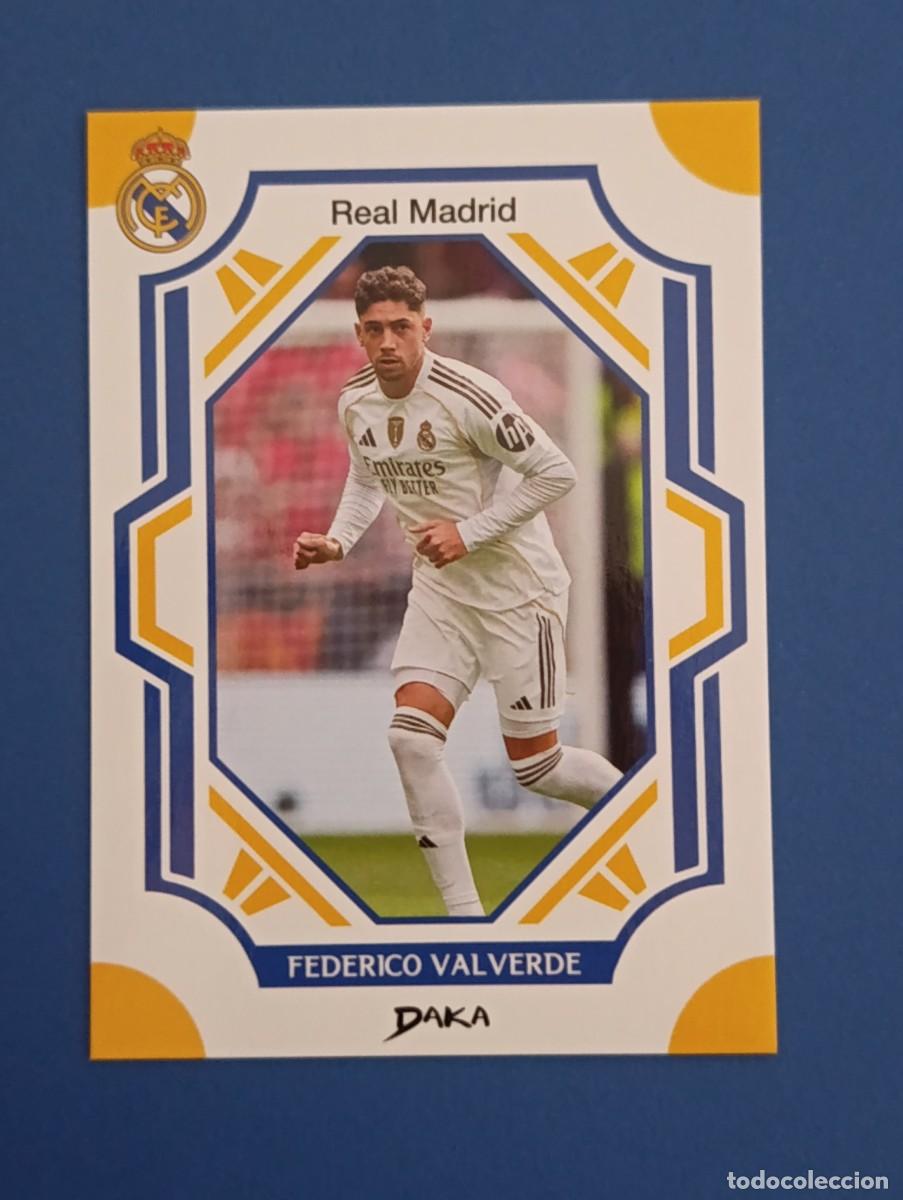 Cromos de f&uacute;tbol: VALVERDE 9-B DAKA REAL MADRID 25-26