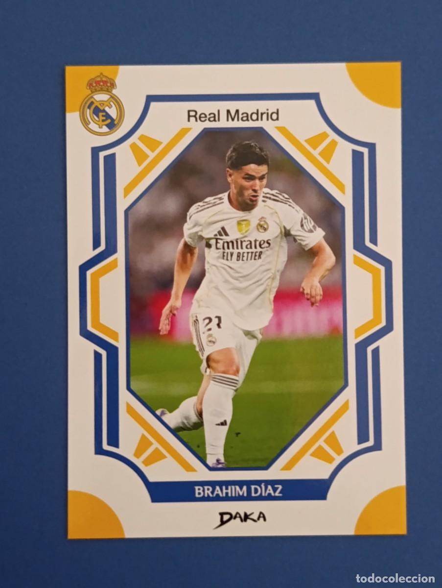 Cromos de f&uacute;tbol: BRAHIM D&Iacute;AZ 3-B DAKA REAL MADRID 25-26