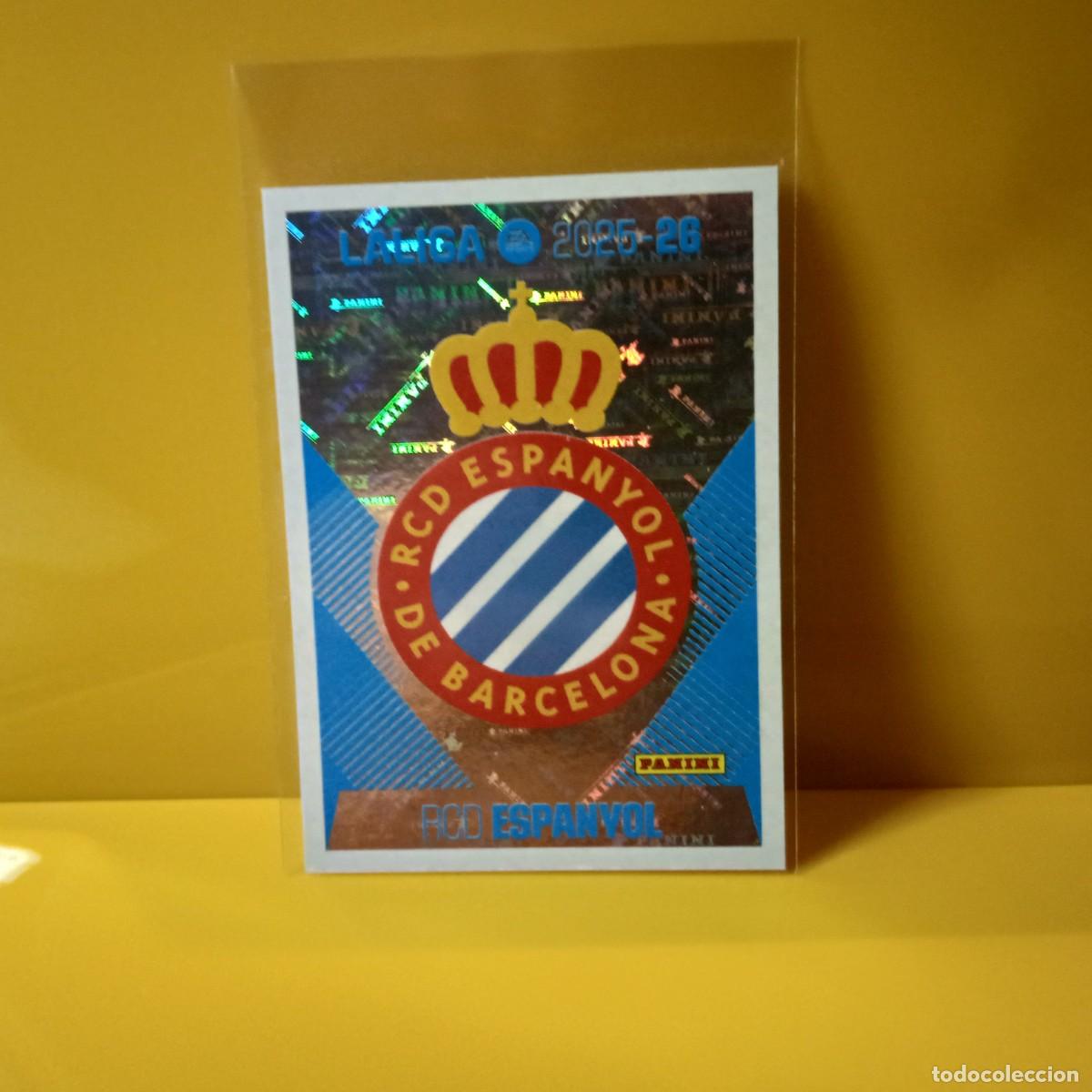 Cromos de f&uacute;tbol: EDICIONES ESTE 2025 2026 25 26 R.C.D ESPANYOL ESCUDO 1