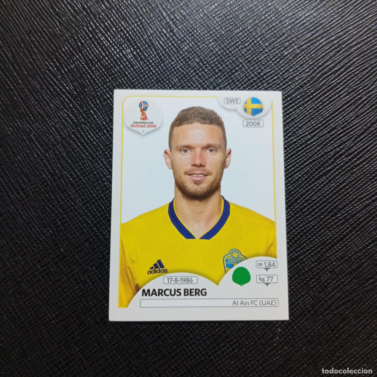 Fu&szlig;ball-Sticker: 489 MARCUS BERG SUECIA PANINI MUNDIAL RUSIA 2018 CROMO FUTBOL 18 - SIN PEGAR - /CJ2