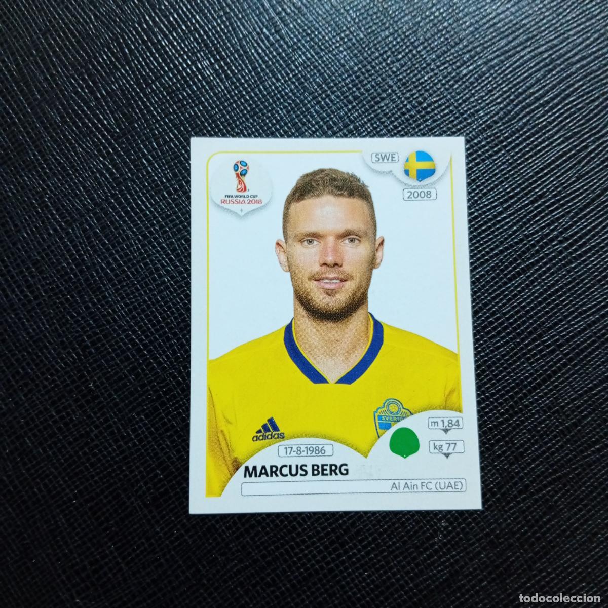 Cromos de f&uacute;tbol: 489 MARCUS BERG SUECIA PANINI MUNDIAL RUSIA 2018 CROMO FUTBOL 18 - SIN PEGAR - /CJ2
