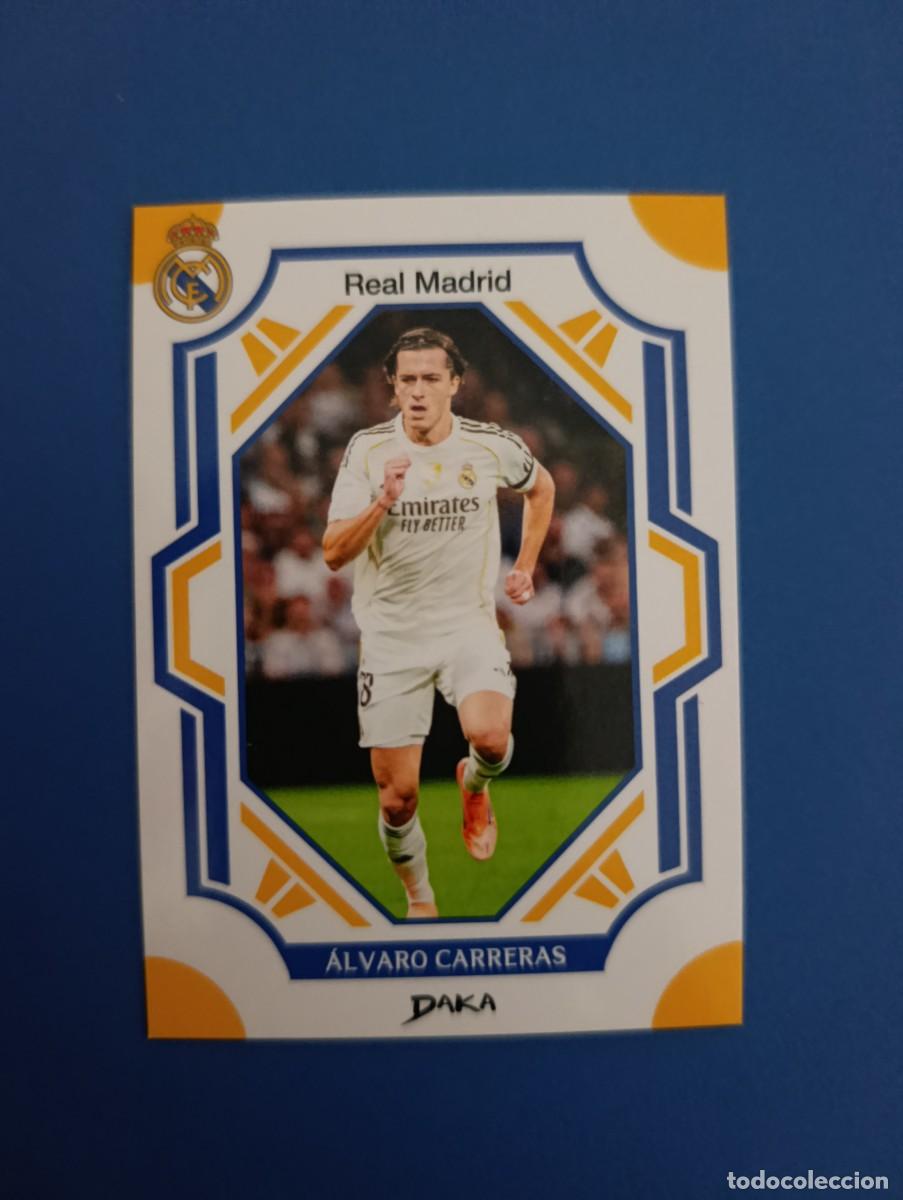 Cromos de f&uacute;tbol: CARRERAS 15-B DAKA REAL MADRID 25-26