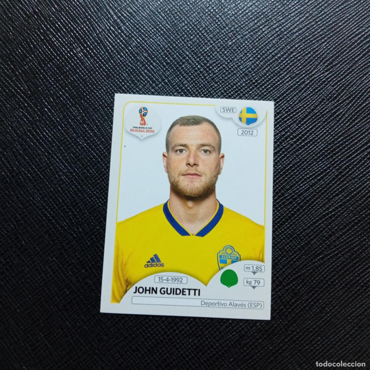 Cromos de f&uacute;tbol: 490 GUIDETTI SUECIA PANINI MUNDIAL RUSIA 2018 CROMO FUTBOL 18 - SIN PEGAR - /CJ2