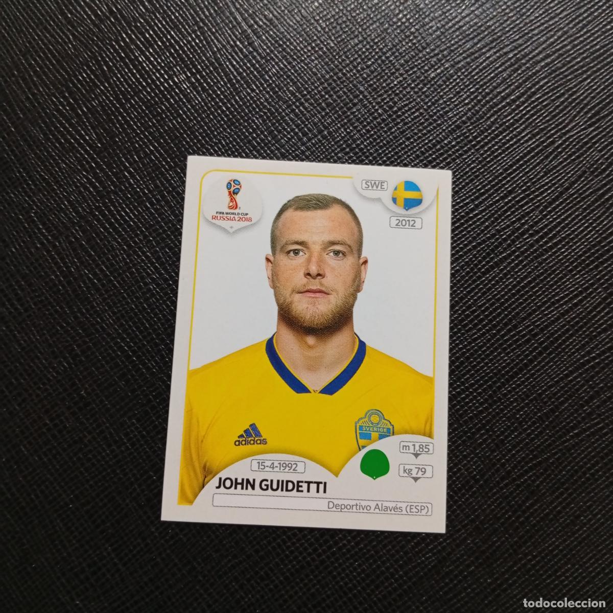 Cromos de f&uacute;tbol: 490 GUIDETTI SUECIA PANINI MUNDIAL RUSIA 2018 CROMO FUTBOL 18 - SIN PEGAR - /CJ2