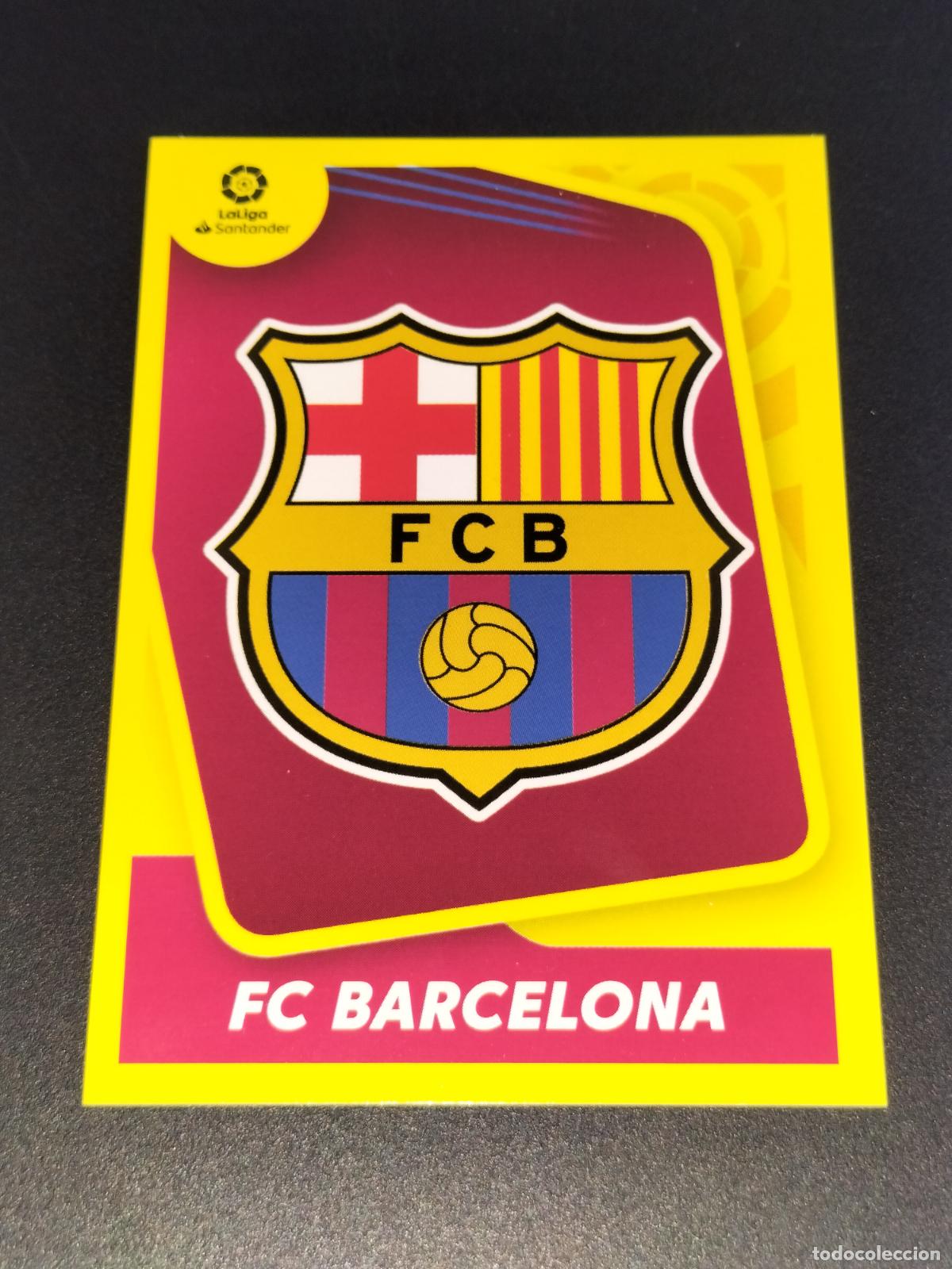 Cromos de f&uacute;tbol: N&ordm; 1 ESCUDO LOGO FC BARCELONA CROMOS LALIGA SANTANDER ESTE LIGA FUTBOL 2021 2022 21 22 PANINI