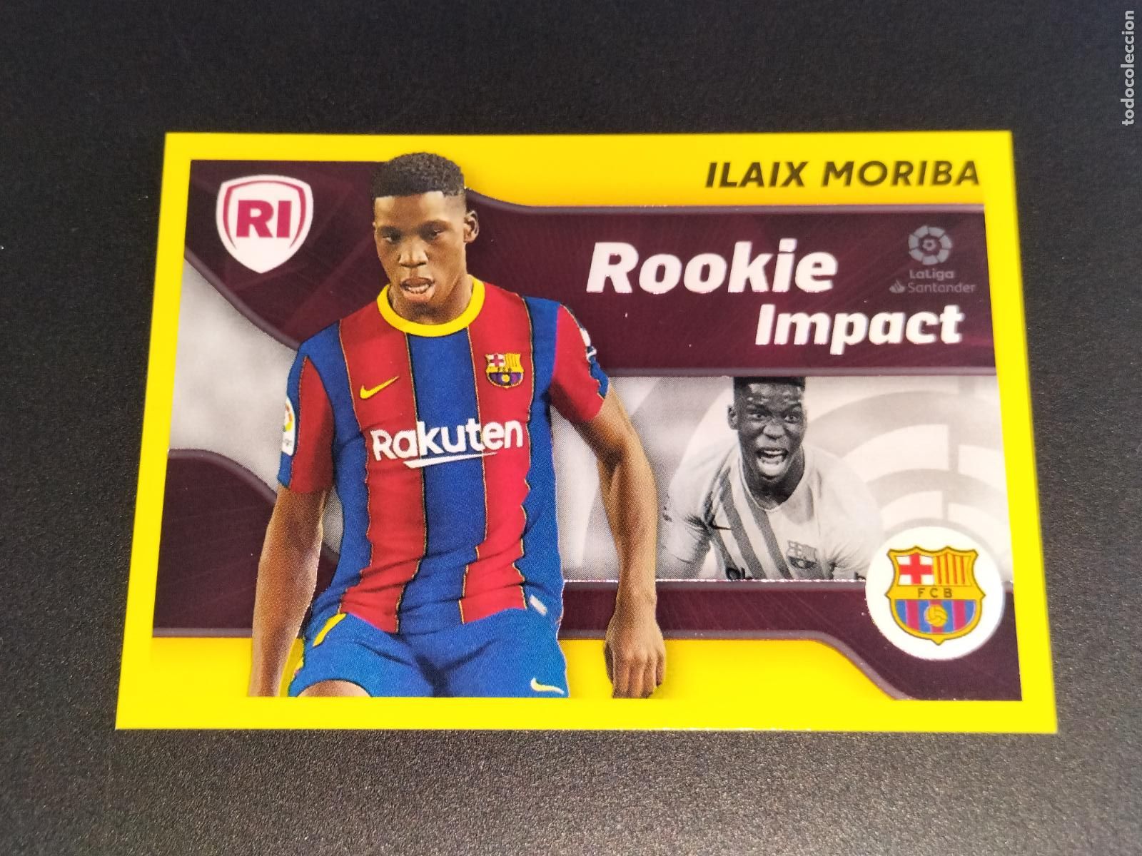 Cromos de f&uacute;tbol: N&ordm; 4 ILAIX MORIBA ROOKIE FC BARCELONA CROMOS LALIGA SANTANDER ESTE LIGA 2021 2022 21 22 PANINI