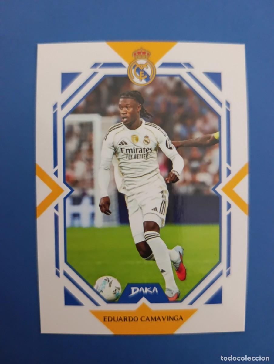 Cromos de f&uacute;tbol: CAMAVINGA 8-A DAKA REAL MADRID 25-26