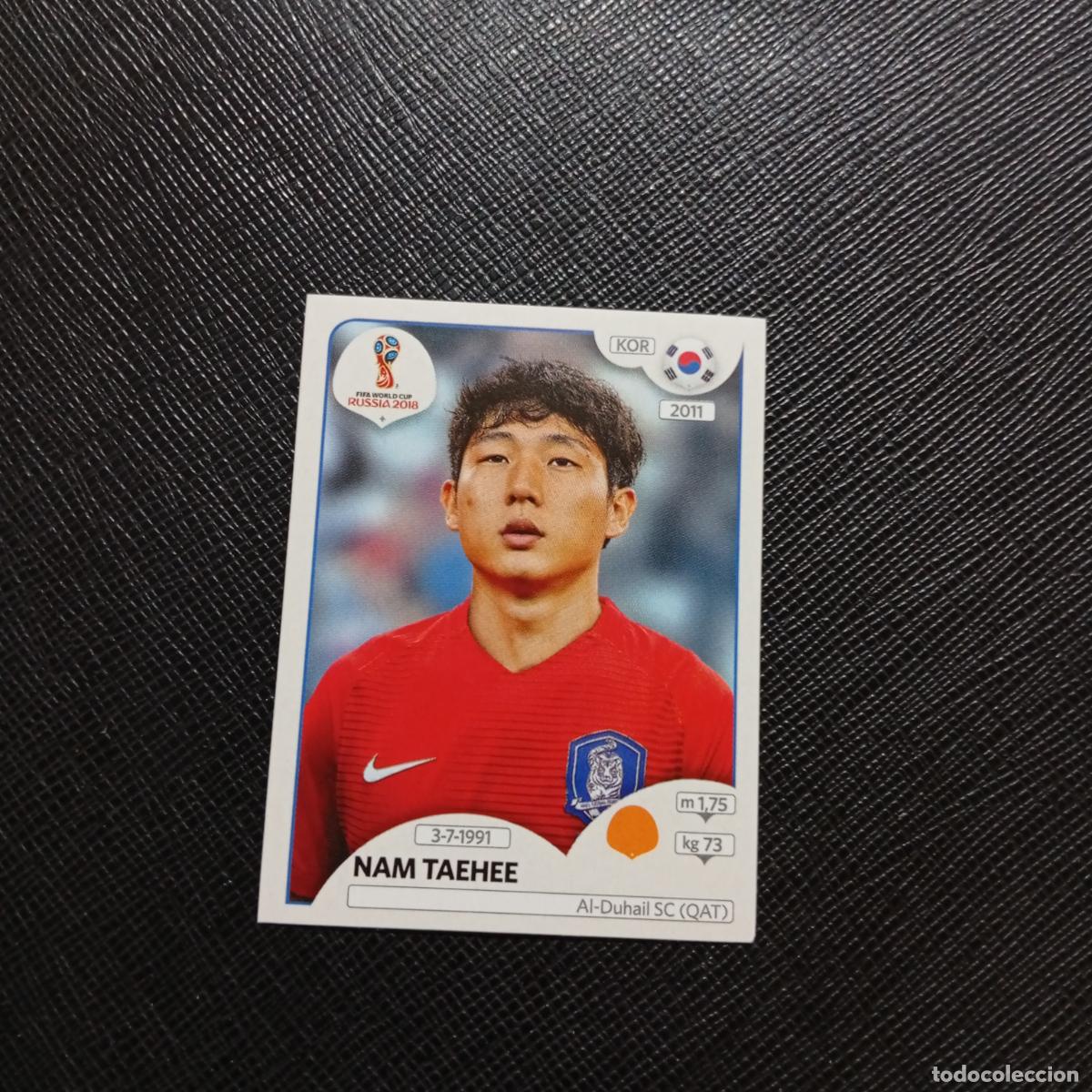 Cromos de f&uacute;tbol: 503 NAM TAEHEE REPUBLICA KOREA PANINI MUNDIAL RUSIA 2018 CROMO FUTBOL 18 - SIN PEGAR - /CJ2