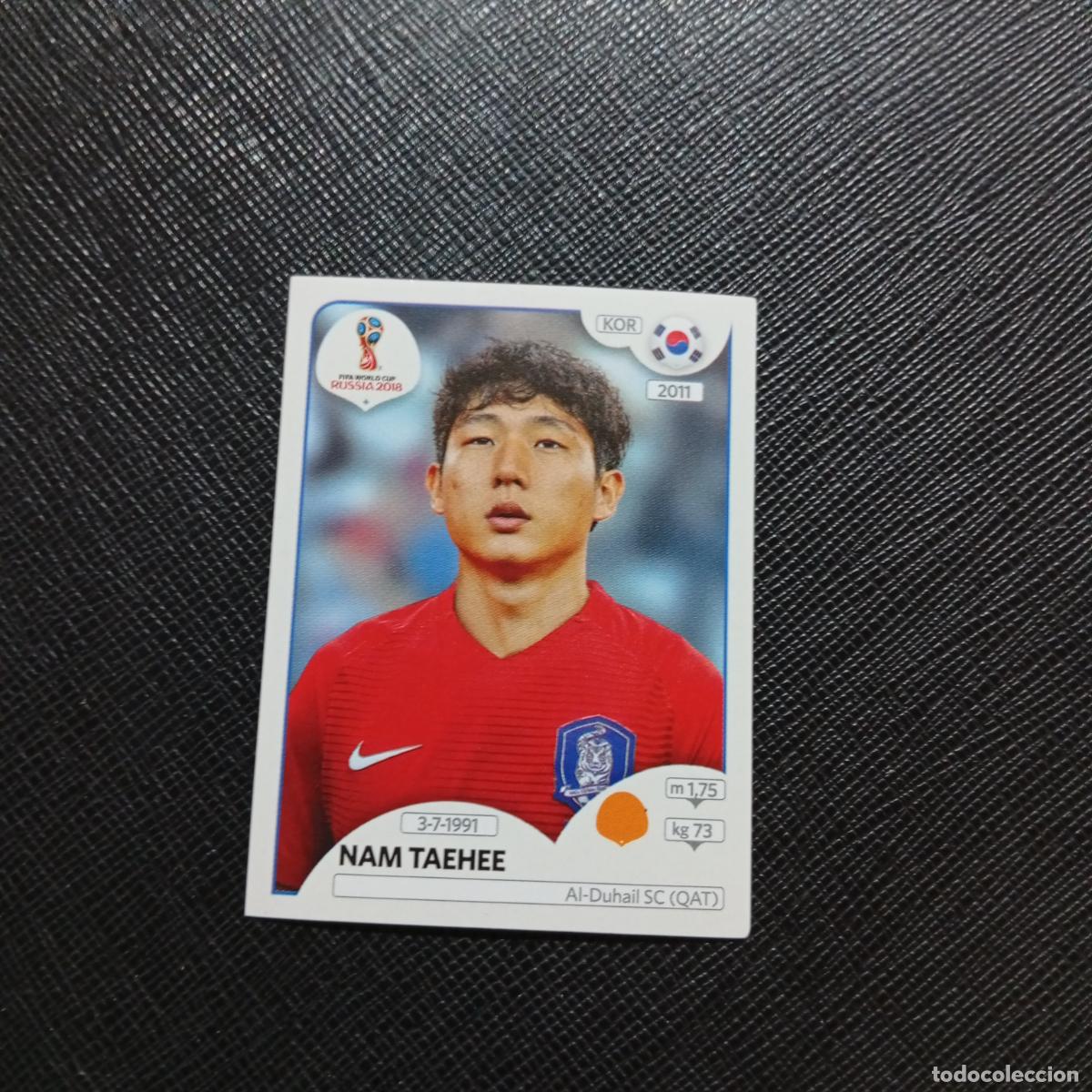 Cromos de f&uacute;tbol: 503 NAM TAEHEE REPUBLICA KOREA PANINI MUNDIAL RUSIA 2018 CROMO FUTBOL 18 - SIN PEGAR - /CJ2