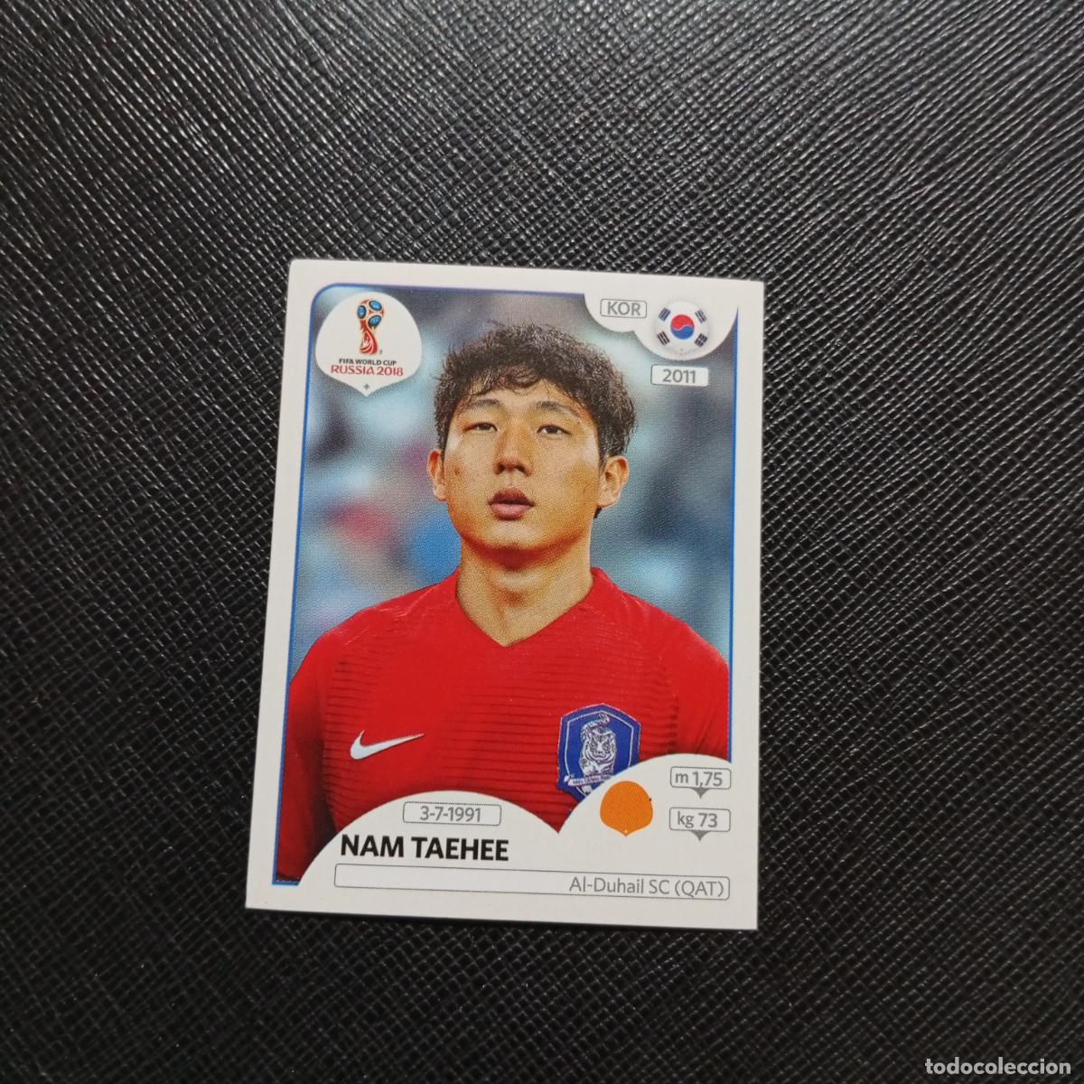 Cromos de f&uacute;tbol: 503 NAM TAEHEE REPUBLICA KOREA PANINI MUNDIAL RUSIA 2018 CROMO FUTBOL 18 - SIN PEGAR - /CJ2 .