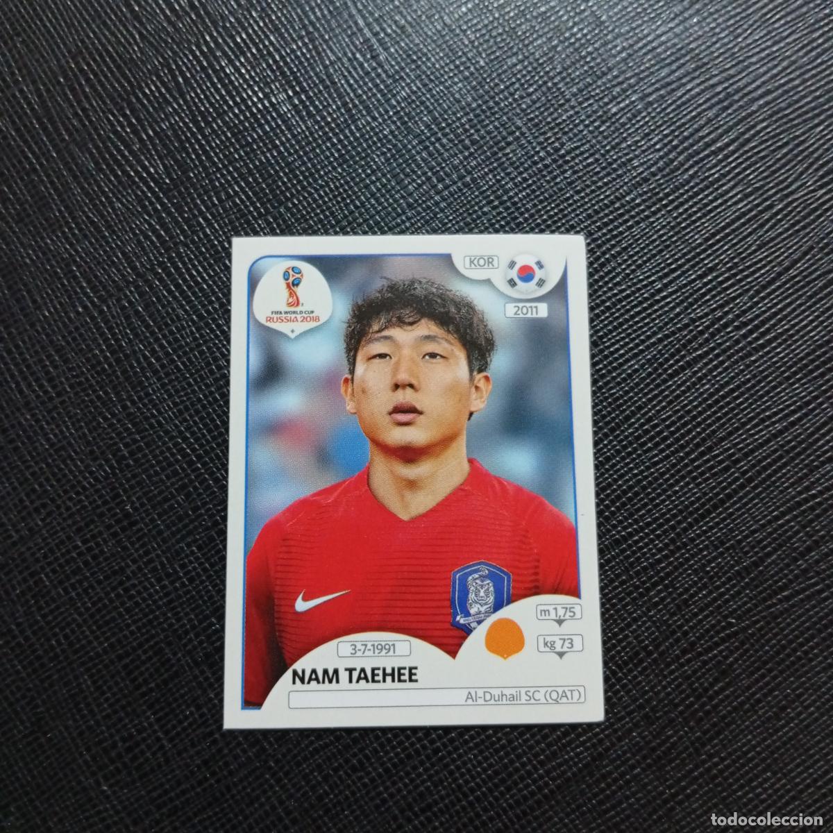 Cromos de f&uacute;tbol: 503 NAM TAEHEE REPUBLICA KOREA PANINI MUNDIAL RUSIA 2018 CROMO FUTBOL 18 - SIN PEGAR - /CJ2 ..